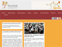 Tablet Screenshot of fecoer.org